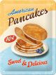 Nostalgic-Art Licensed Product Small Metal Sign Pan Cakes 15cm W x 20cm L