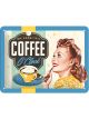Nostalgic-Art Licensed Product Small Metal Sign Coffee O'Clock 15cm W x 20cm L