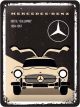 Nostalgic-Art Licensed Small Metal Sign Mercedes-Benz 300SL Beige 15cmx20cm