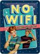 Nostalgic-Art Licensed Product Small Metal Sign No WiFi 15cm W x 20cm L