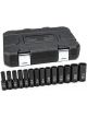 Gearwrench 14pcs 1/2In Drive 6 Point Deep Impact Metric Socket Set