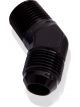 Aeroflow 45 Degree NPT to Male Flare Adapter 3/8