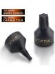 Toptul Stubby Star Torx Bit Socket Black Phosphate 1/4In Dr X T8