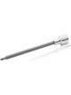 Toptul Hex Bit Socket Sat Inches Chrome 1/2 Inches Dr X 5mm X 180mm