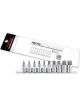 Toptul 10 Piece 1/2In Dr Hex Bit Socket Rail Set Metric