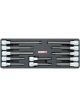 Toptul 12 Piece 1/2 Iches Dr Bit Socket Plastic Tray Set