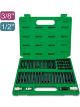 Toptul 60 Piece 3/8In 1/2In Dr Professional Bit Set Blow Case
