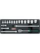 Toptul 18 Piece 3/8 Inches Ddr 6 Point Socket Set