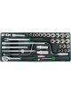 Toptul 26 Piece 1 2 Inches Dr 6 Point Socket Set