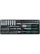 Toptul 50 Piece 1/4 Inches Dr 6 Point Socket Set
