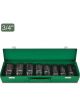 Toptul 8 Piece 3/4In Dr 6Pt Flank Deep Impact Socket Set Metric