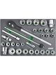 Toptul 31 Piece 3/4In Flank Socket Set Modular Insert Tray System
