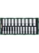 Toptul 23pc 1/2In Dr 6Pt Deep Socket Set Metric Modular Insert Tray