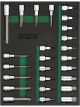 Toptul 25 Piece 1/2In Dr Bit Socket Set Modular Insert Tray System