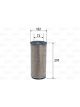 Valeo Air Filter OD 132mm, Height 291mm, OD1 132mm, ID 72mm, OD2 132mm