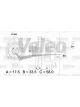 Valeo Alternator 14V 50mm with Belt Pulley 6 Ribs with Regulator