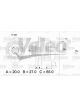 Valeo Alternator 14V 52mm Belt Pulley 6 Ribs with Regulator
