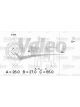 Valeo Alternator 14V 55mm with Belt Pulley 6 Ribs with Regulator