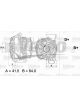 Valeo Alternator 14V 55mm with Belt Pulley 6 Ribs with Regulator