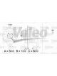 Valeo Alternator 14V 65mm with Belt Pulley 1 Ribs with Regulator