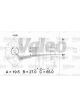 Valeo Alternator 14V 65mm with Belt Pulley 6 Ribs with Regulator