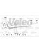 Valeo Alternator 14V 69mm Belt Pulley 1 Ribs with Regulator