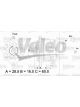 Valeo Alternator 14V 72mm Belt Pulley 1 Ribs with Regulator