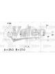 Valeo Alternator 14V 89mm Belt Pulley 2 Ribs with Regulator