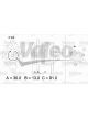 Valeo Alternator 14V with Belt Pulley 1 Ribs with Integrated Regulator