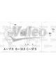 Valeo Alternator 14V w/ Belt Pulley 50mm 6 Ribs w/ Regulator Right 60
