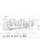 Valeo Alternator 14V w/ Belt Pulley 52mm 6 Ribs w/ Regulator Left 27