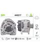 Valeo Alternator 14V w/ Belt Pulley 53mm 6 Ribs w/ Regulator Right 90