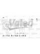 Valeo Alternator 14V w/ Belt Pulley 53mm 8 Ribs w/ Regulator Left 50