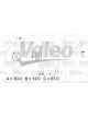 Valeo Alternator 14V w/ Belt Pulley 55mm 5 Ribs Right 25 No Connector