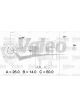 Valeo Alternator 14V w/ Belt Pulley 55mm 6 Ribs w/ Reg Right 76/88