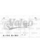Valeo Alternator 14V w/ Belt Pulley 56mm 5 Ribs w/ Regulator Left 60