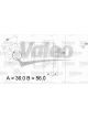 Valeo Alternator 14V w/ Belt Pulley 56mm 6 Ribs w/ Regulator Left 60