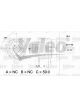 Valeo Alternator 14V w/ Belt Pulley 56mm 6 Ribs w/ Regulator Left 90
