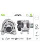 Valeo Alternator 14V w/ Belt Pulley 57.2mm 6 Ribs w/ Regulator Right 90