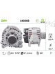 Valeo Alternator 14V w/ Belt Pulley 57.2mm 6 Ribs w/ Regulator Right 90