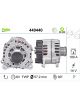 Valeo Alternator 14V w/ Belt Pulley 57.2mm 6 Ribs w/ Regulator Right 90