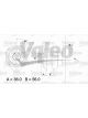 Valeo Alternator 14V w/ Belt Pulley 57mm 6 Ribs w/ Regulator Right 60
