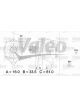Valeo Alternator 14V w/ Belt Pulley 58mm 6 Ribs w/ Regulator Right 60