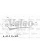Valeo Alternator 14V w/ Belt Pulley 60mm 1 Ribs w/ Regulator Right 15