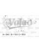 Valeo Alternator 14V w/ Belt Pulley 60mm 4 Ribs w/ Regulator Left 30