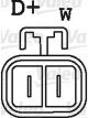 Valeo Alternator 14V w/ Belt Pulley 60mm 6 Ribs w/ Regulator Left 15