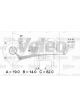 Valeo Alternator 14V w/ Belt Pulley 60mm 6 Ribs w/ Regulator Right 60