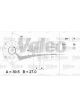 Valeo Alternator 14V w/ Belt Pulley 61mm 1 Ribs w/ Regulator Right 70