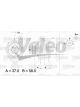 Valeo Alternator 14V w/ Belt Pulley 61mm 4 Ribs w/ Regulator Right 25
