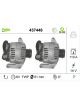 Valeo Alternator 14V w/ Belt Pulley 61mm 6 Ribs w/ Regulator Right